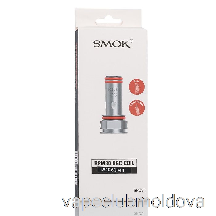 Bobine De Schimb Vape Mod Smok Rgc Bobine 0,6ohm Dc Mtl
